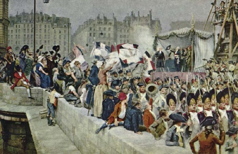 Behind krigsutbrottet 1792 need France 450000 soldier, unknow artist